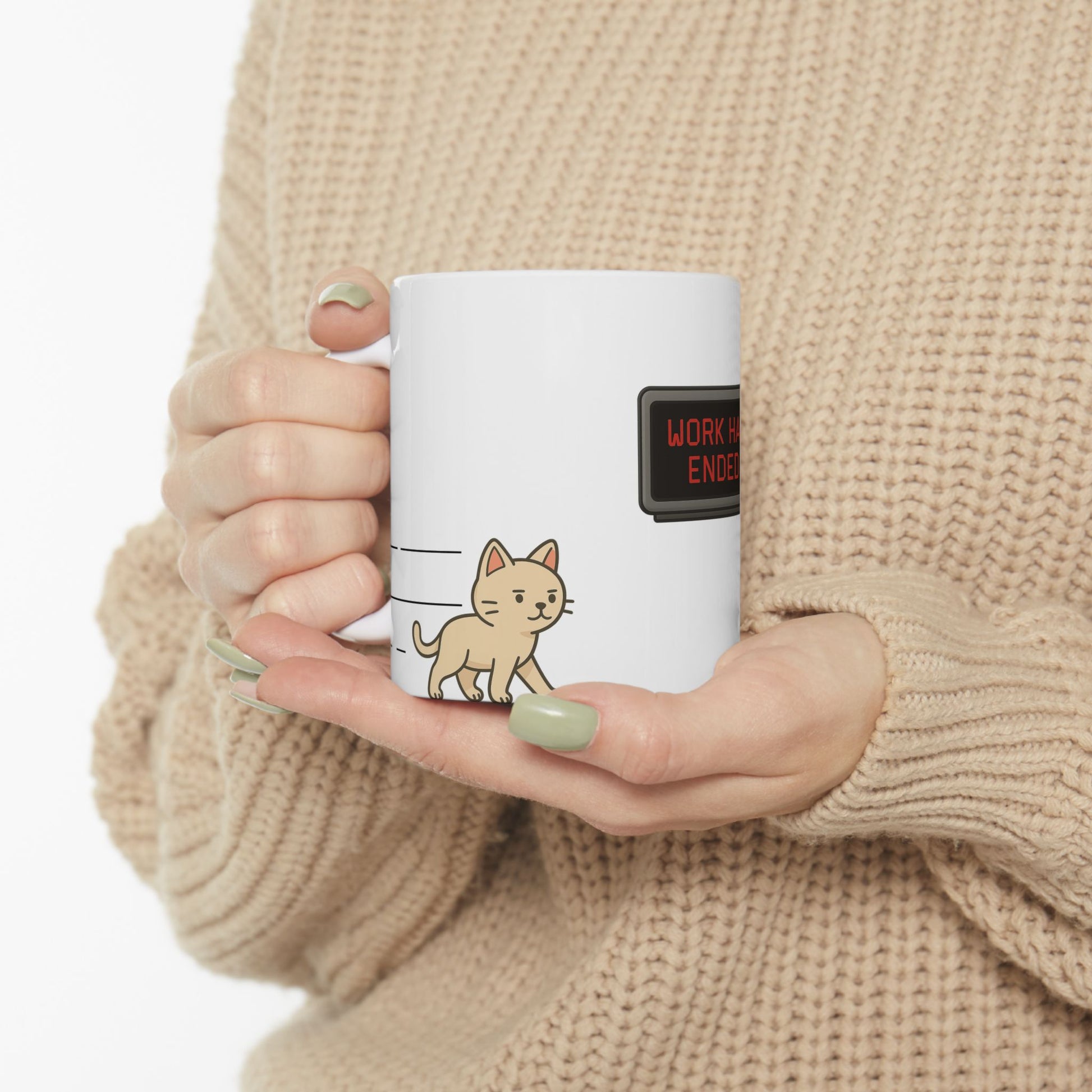 “Work Has Ended” – The Swift Exit Mug for Techies Who’ve Had Enough