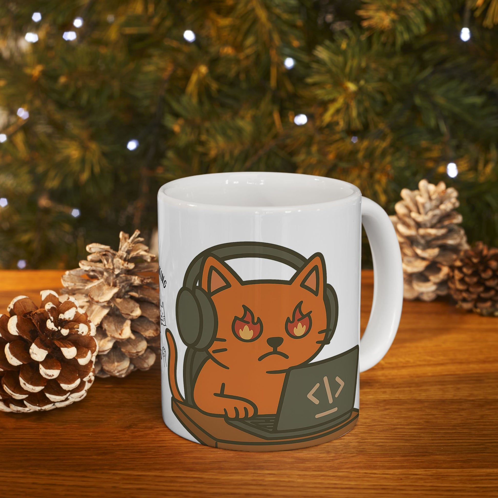 “Chill & Chaos” – Mug for Every Kind of Coding Cat