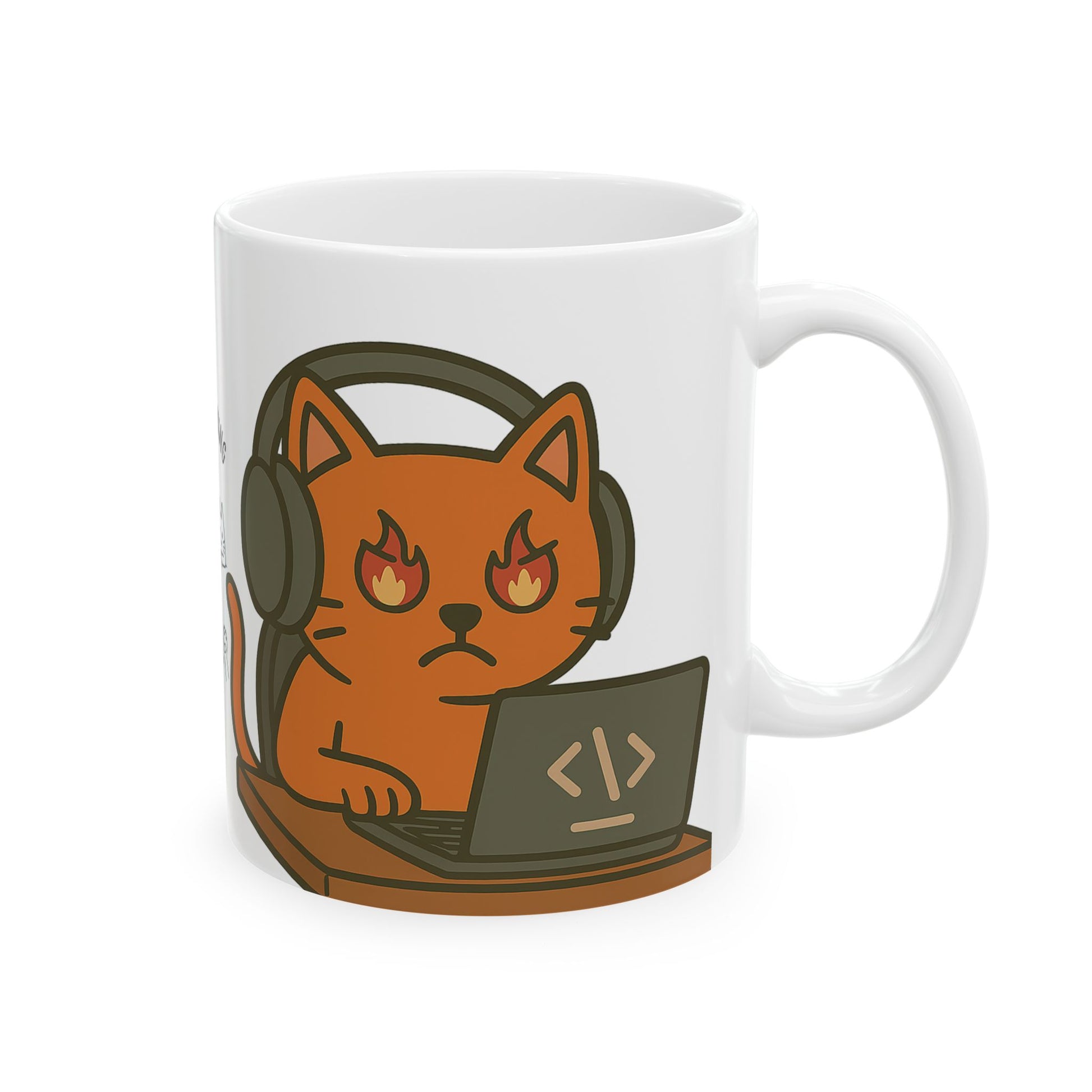 “Chill & Chaos” – Mug for Every Kind of Coding Cat